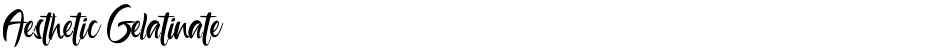 Aesthetic GelatinateDemo