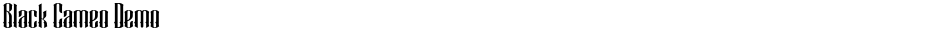 Black Cameo DemoDemo