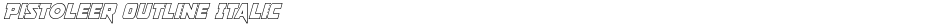 Pistoleer Outline ItalicDemo