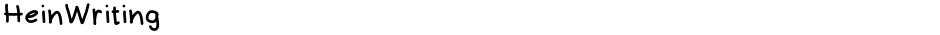 HeinWritingDemo