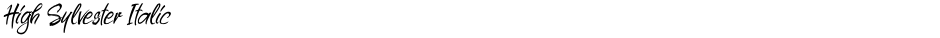 High Sylvester ItalicDemo