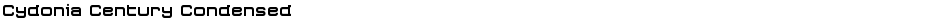 Cydonia Century CondensedDemo