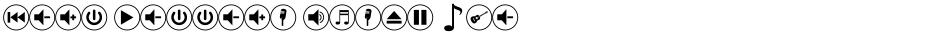 font bottons music proDemo