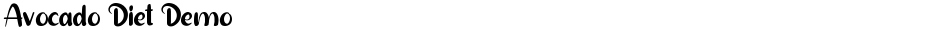 Avocado Diet DemoDemo