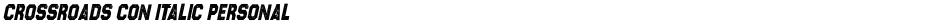 CROSSROADS CON ITALIC PERSONAL Demo