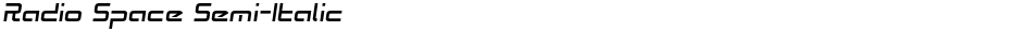 Radio Space Semi-ItalicDemo