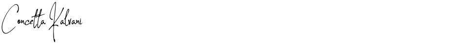 Concetta KalvaniDemo