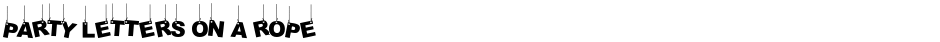 Party Letters On a RopeDemo