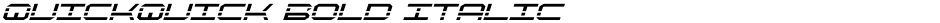 QuickQuick Bold ItalicDemo