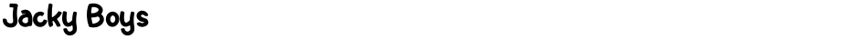 Jacky BoysDemo