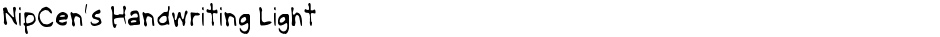 NipCen's Handwriting LightDemo