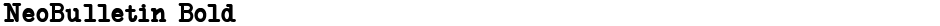 NeoBulletin BoldDemo