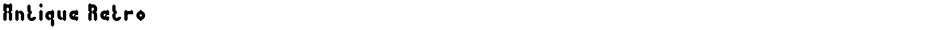 Antique RetroDemo
