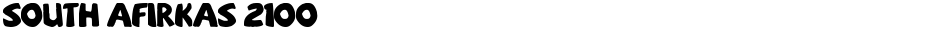 sOuTh Afirkas 2100Demo
