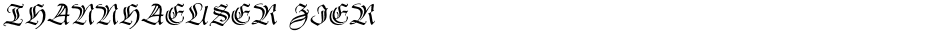 Thannhaeuser ZierDemo