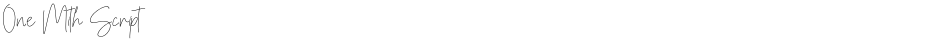One Mith ScriptDemo