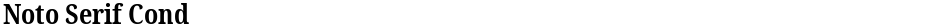 Noto Serif CondDemo