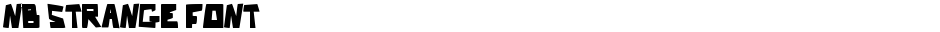 Nb Strange FontDemo
