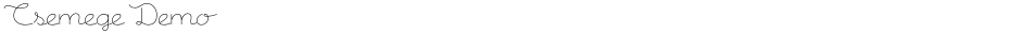 Csemege DemoDemo