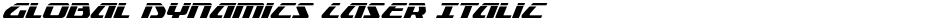 Global Dynamics Laser ItalicDemo