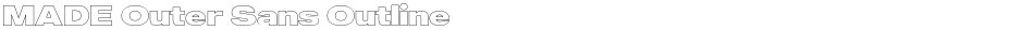 MADE Outer Sans OutlineDemo