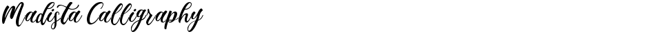 Madista CalligraphyDemo