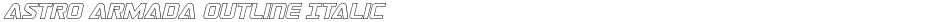 Astro Armada Outline ItalicDemo