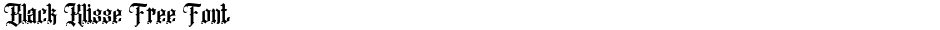 Black Klisse Free FontDemo