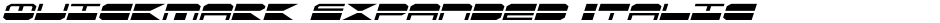 QuickMark Expanded ItalicDemo