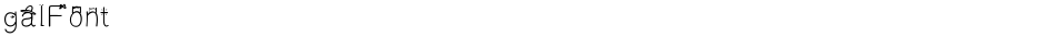 galFontDemo