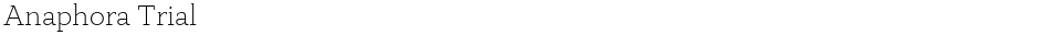 Anaphora TrialDemo