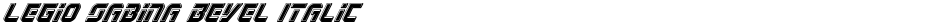 Legio Sabina Bevel ItalicDemo