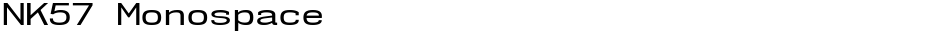 NK57 MonospaceDemo
