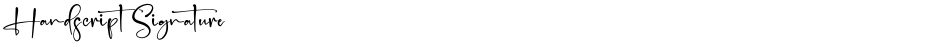 Handscript SignatureDemo