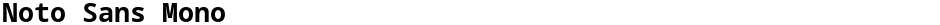 Noto Sans MonoDemo