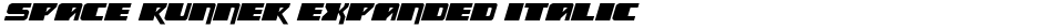 Space Runner Expanded ItalicDemo