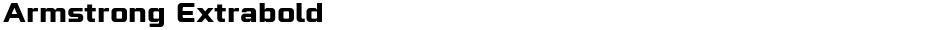 Armstrong ExtraboldDemo