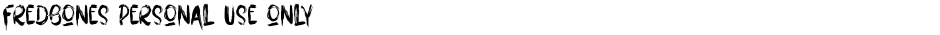 Fredbones Personal use OnlyDemo