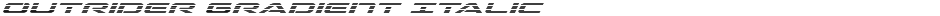 Outrider Gradient ItalicDemo