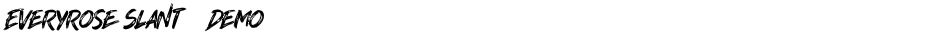 Everyrose Slant - DemoDemo