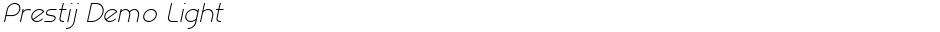 Prestij Demo LightDemo