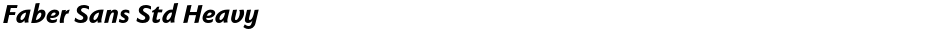 Faber Sans Std HeavyDemo