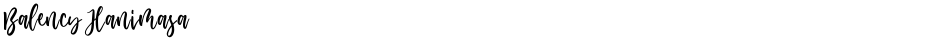 Balency HanimasaDemo