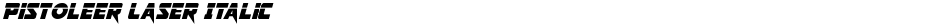 Pistoleer Laser ItalicDemo