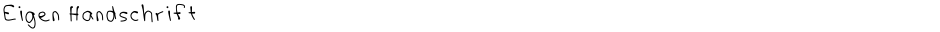 Eigen HandschriftDemo