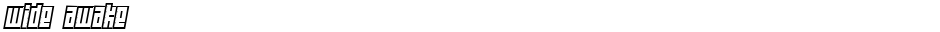 Wide awakeDemo