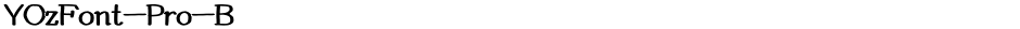 YOzFont-Pro-BDemo