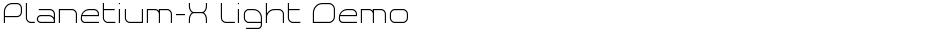 Planetium-X Light DemoDemo