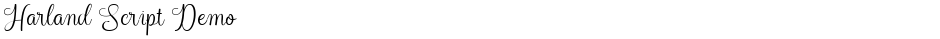Harland Script DemoDemo