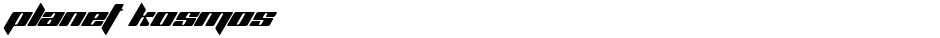 Planet KosmosDemo